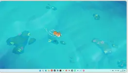 Wallpaper Engine 鱼壁纸 + 原生任务栏桌面