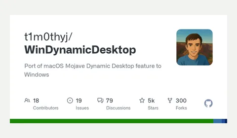 WinDynamicDesktop 软件缩略图